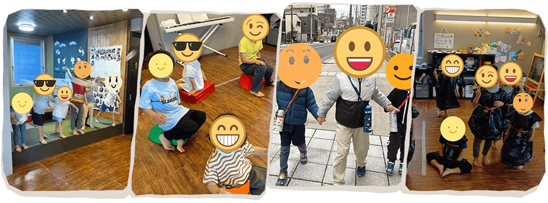 子どもたちのスナップ写真